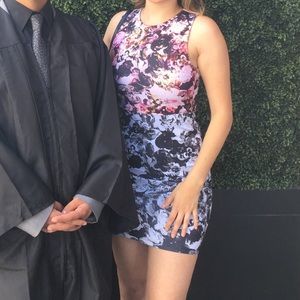 Multi coloured floral dress